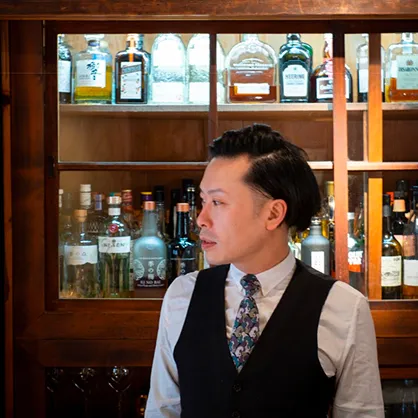 織田 浩彰　喫酒 幾星 店主／バーテンダー
