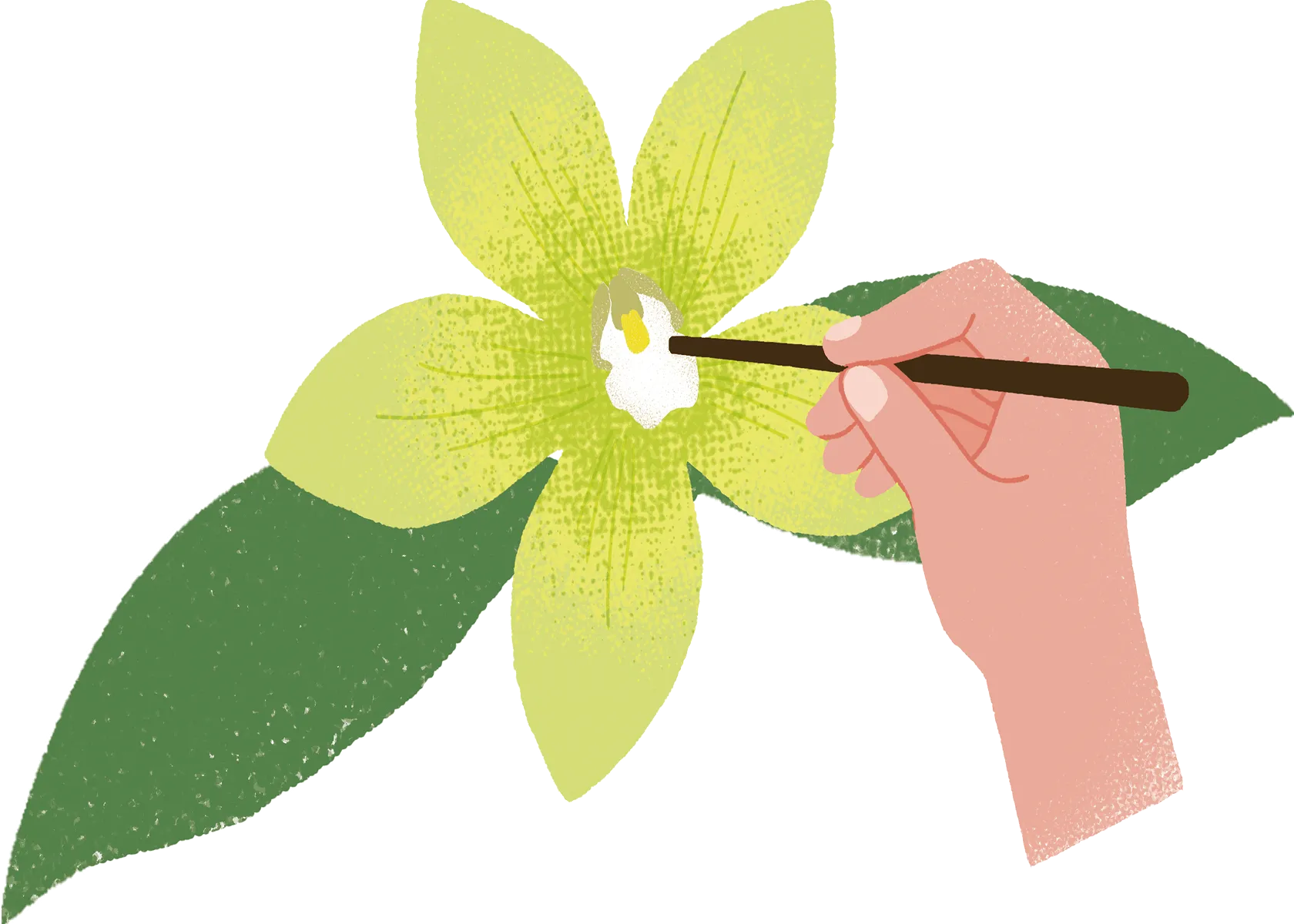 蜂の仕事を人の手の仕事に
